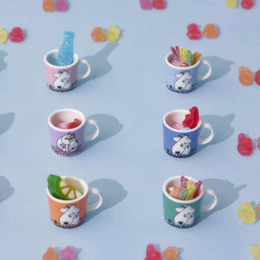 ムーミン クラシック ミニマグ LOVE オレンジ