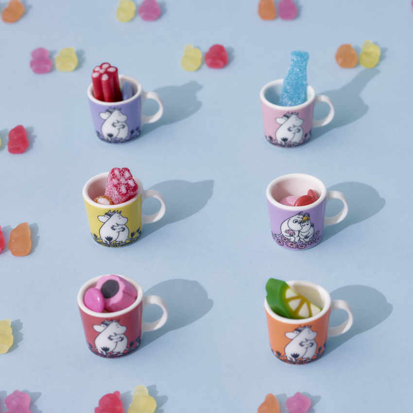 ムーミン クラシック ミニマグ LOVE パープル