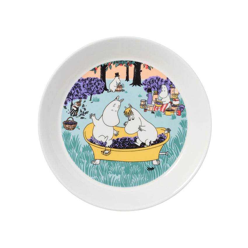 20cm 廃盤 ARABIA アラビア ムーミン クリスマスプレート 皿 プレート