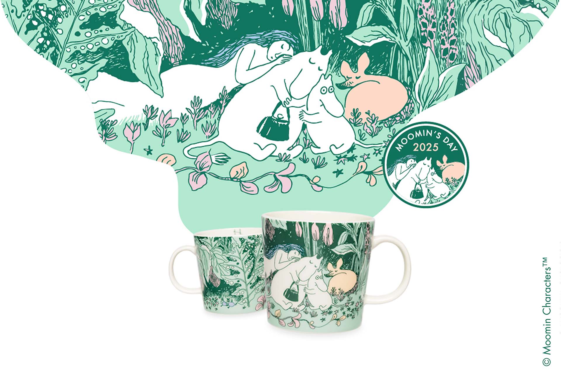 ムーミン マグカップ BEAMS JAPAN コラボ　アラビア MOOMIN ARABIA × BEAMS JAPAN “ムーミン80周年”を記念する
