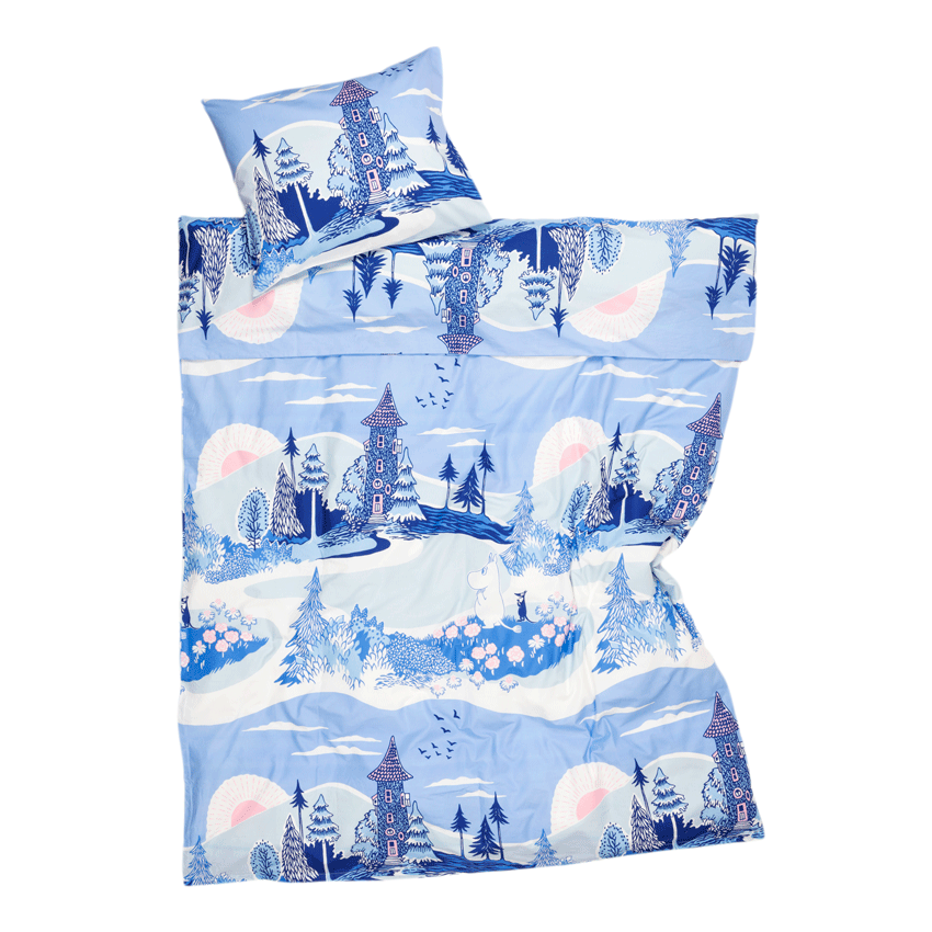 ムーミン ベッドルーム ベッドカバーセット 150x210cm ホームアットラスト